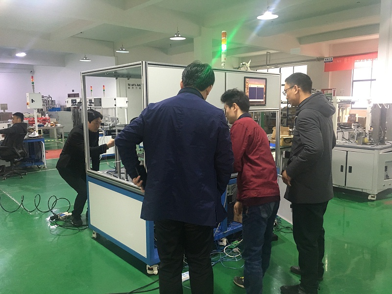 墊片全檢機現(xiàn)場驗收