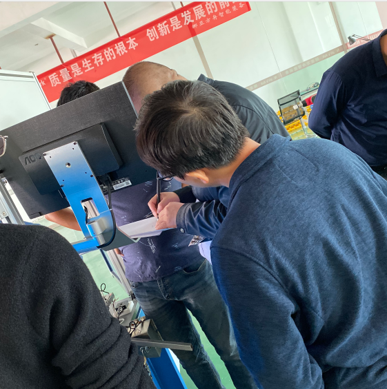 客戶來訪挪亞方舟自動(dòng)化檢測(cè)設(shè)備廠家