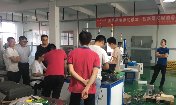 中車(chē)科技來(lái)我司驗(yàn)收